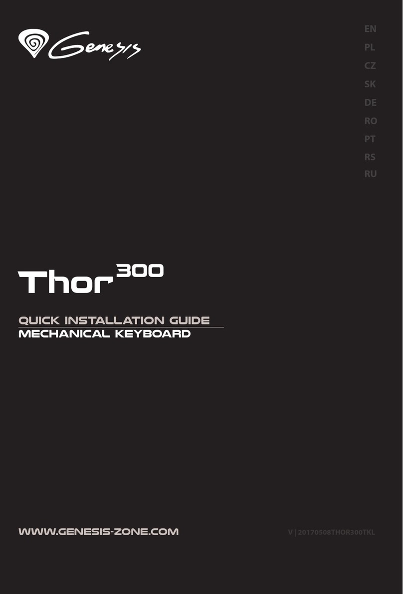 Genesis Thor 300 Quick installation guide