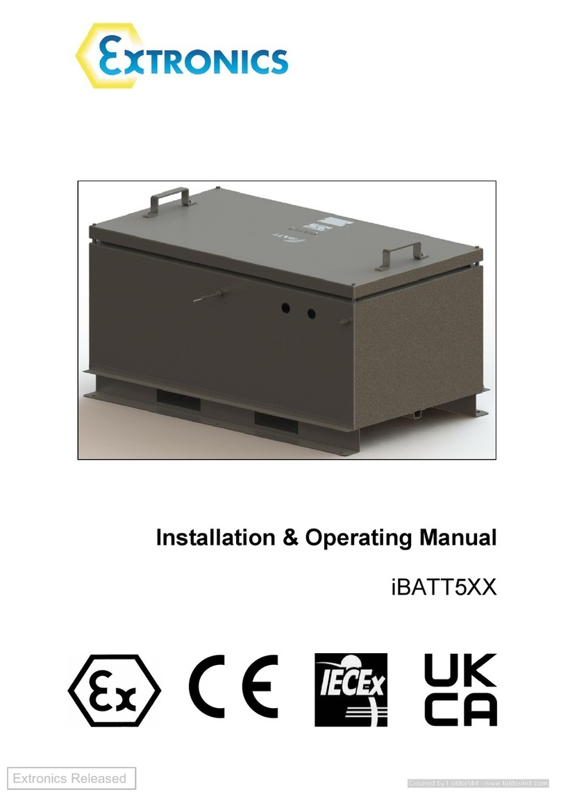 extronics iBATT5XX Installation & operating manual