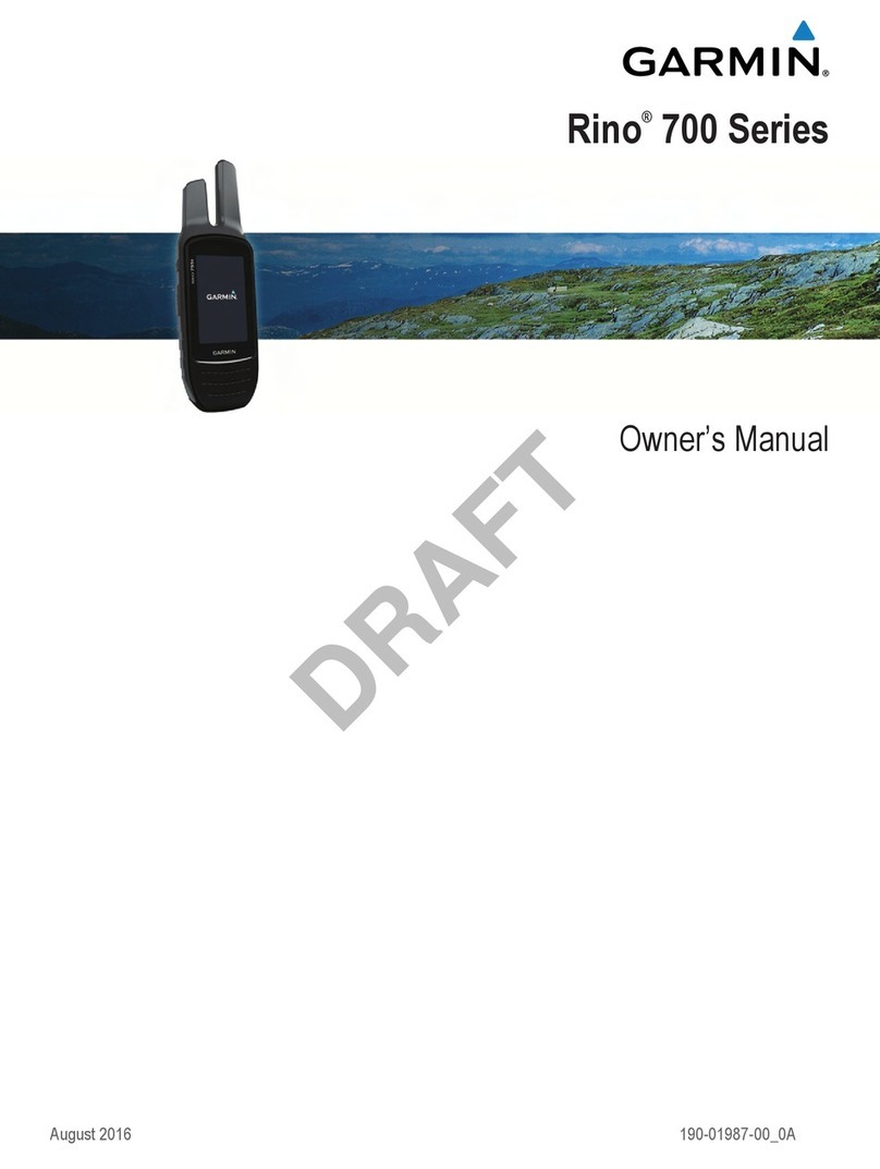 Garmin RINO 700 owner's manual
