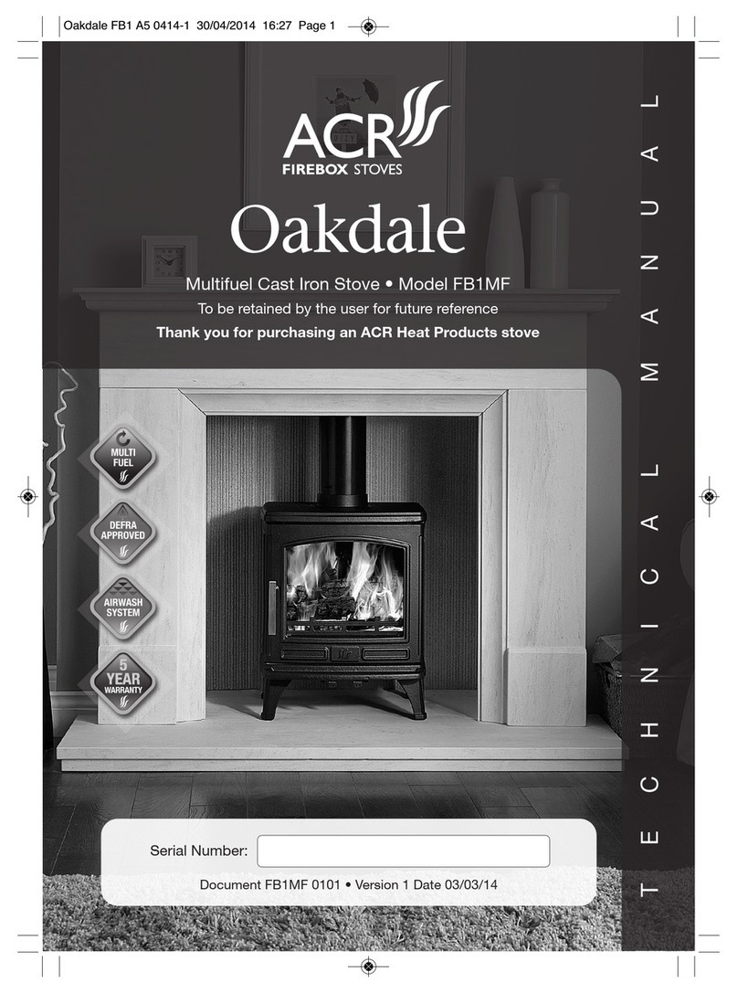 ACR STOVES Oakdale FB1MF Technical manual