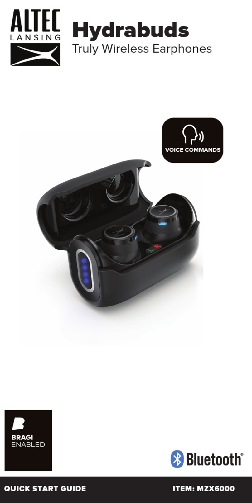 Altec Lansing Hydrabuds MZX6000 quick start guide