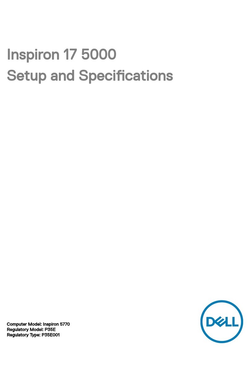 Dell Inspiron 17 5000 Series Operation and maintenance manual Dell Inspiron 17 5000 Series Operation and maintenance manual