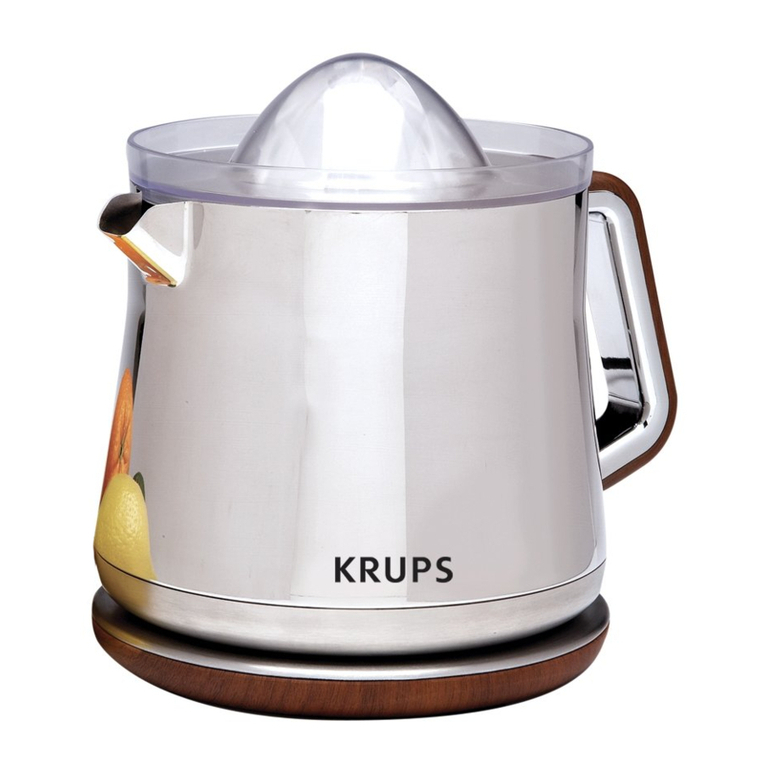 Krups Silver Art user manual