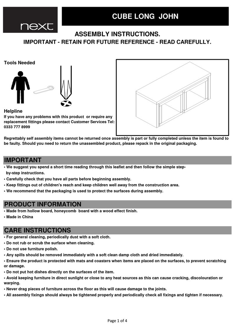 Next CUBE LONG JOHN User manual