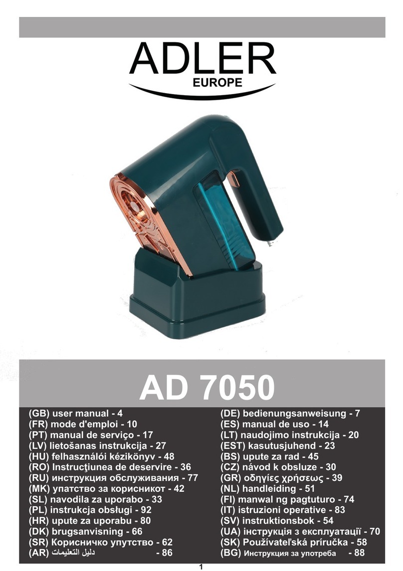 Adler AD 7050 user manual