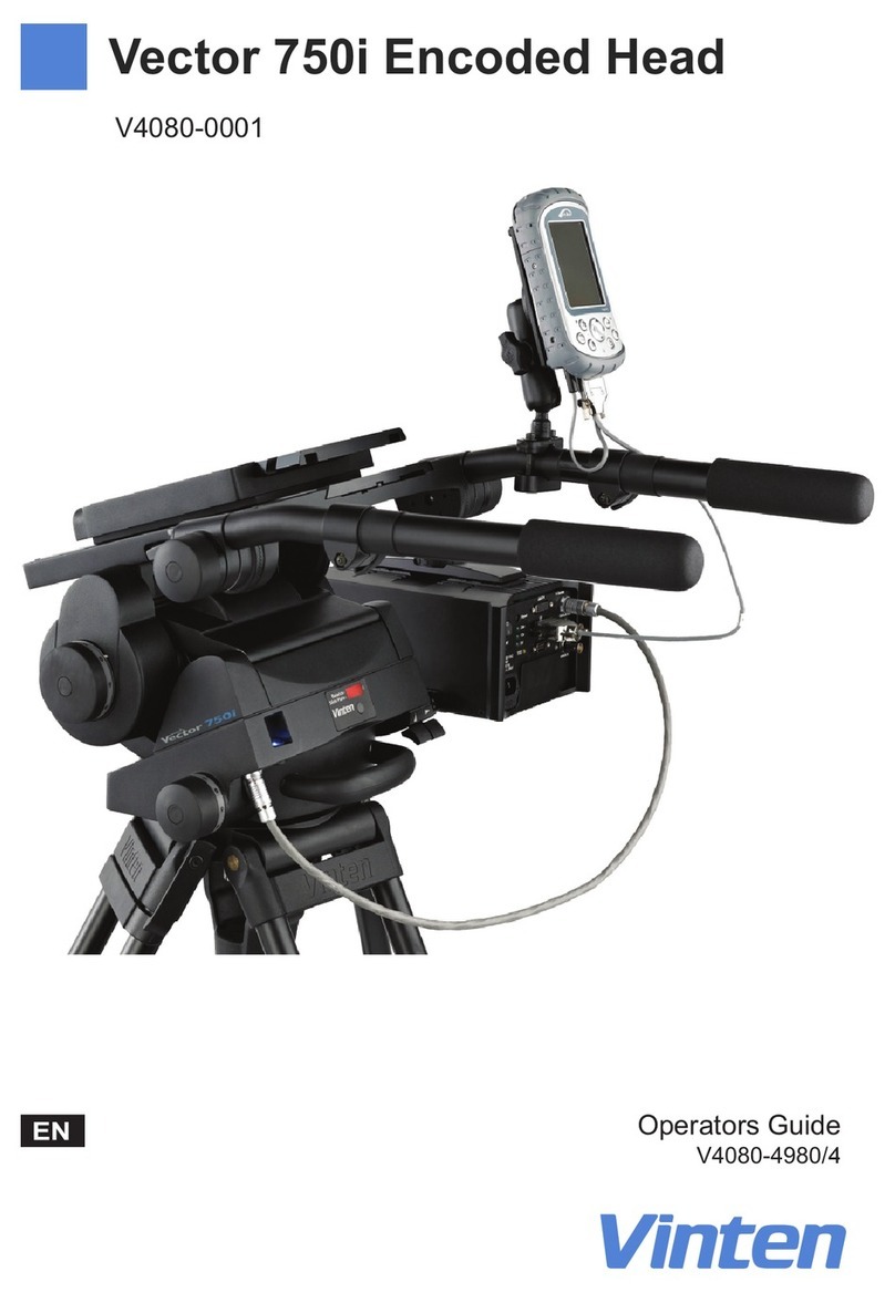 Vinten Vector 750i User manual