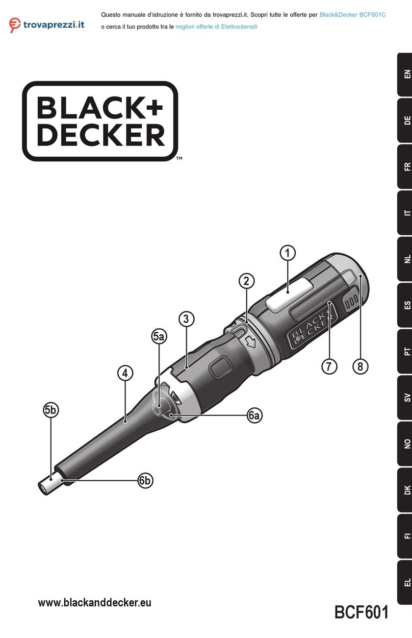 Black & Decker BCF601 User manual