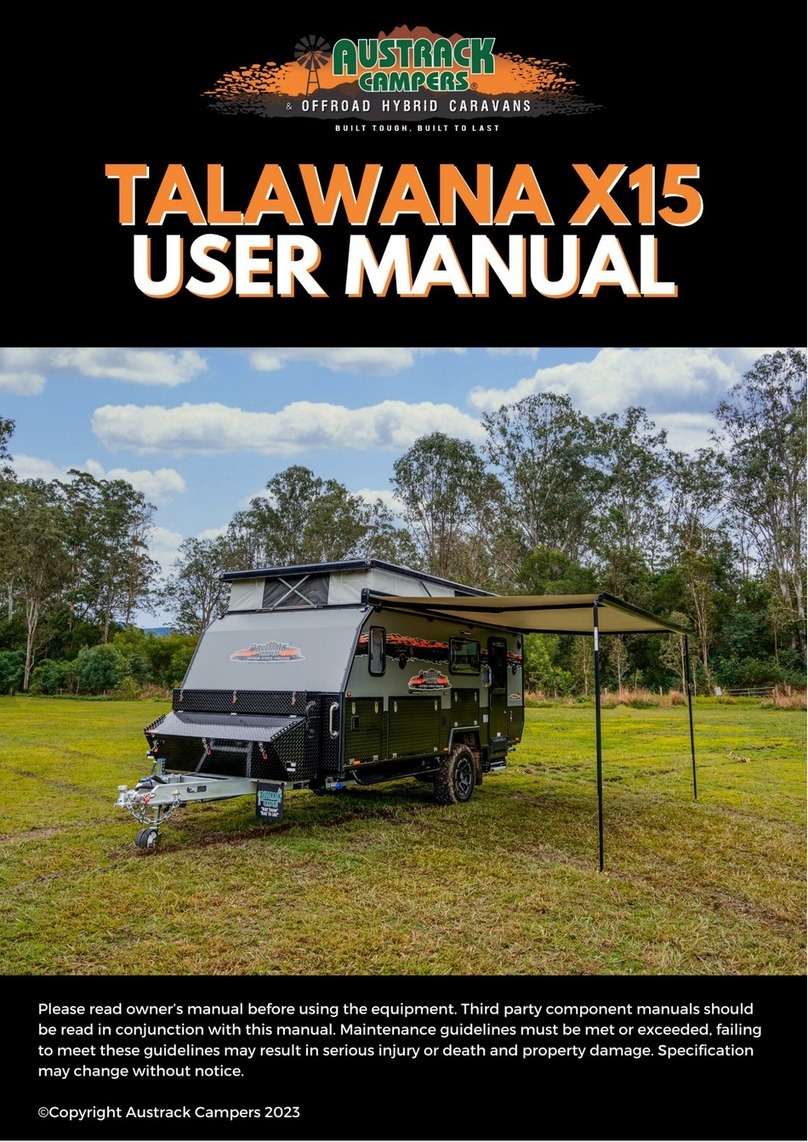 AUSTRACK CAMPERS TALAWANA X15 user manual