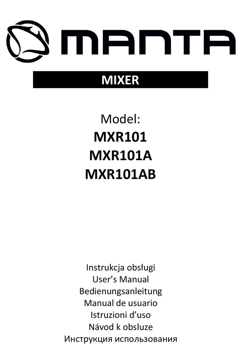 Manta MXR101 user manual