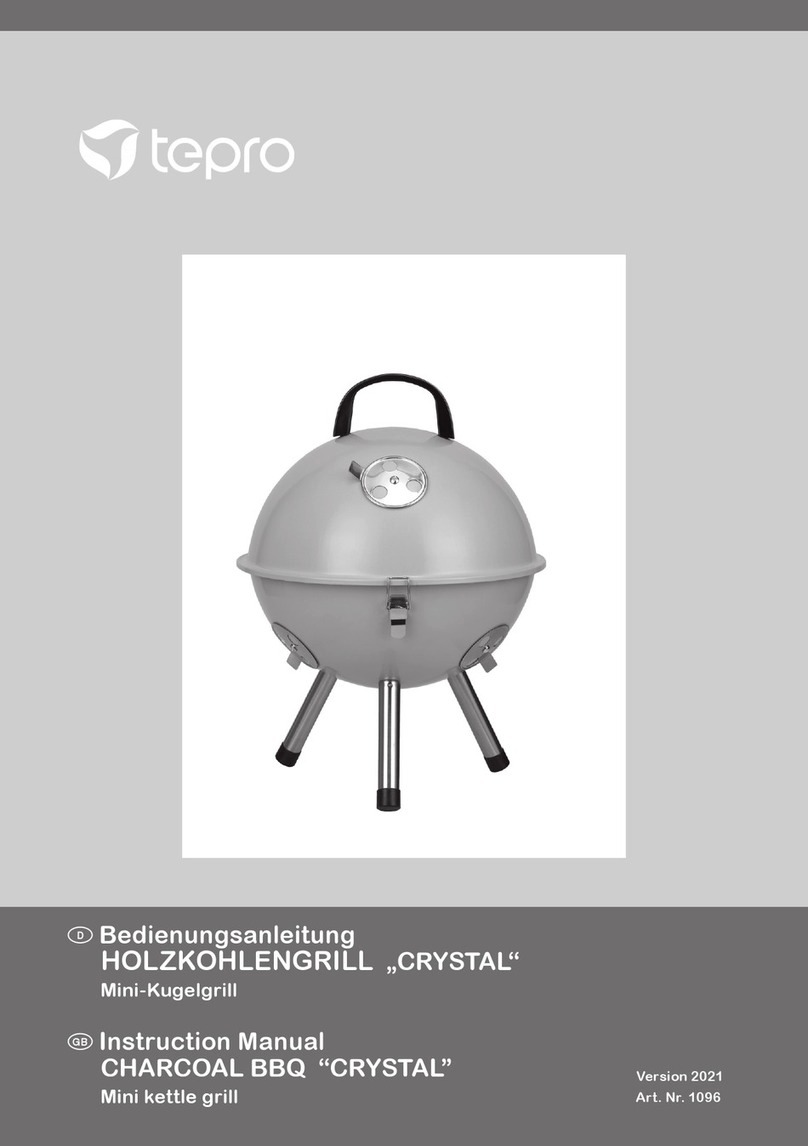 tepro CRYSTAL instruction manual