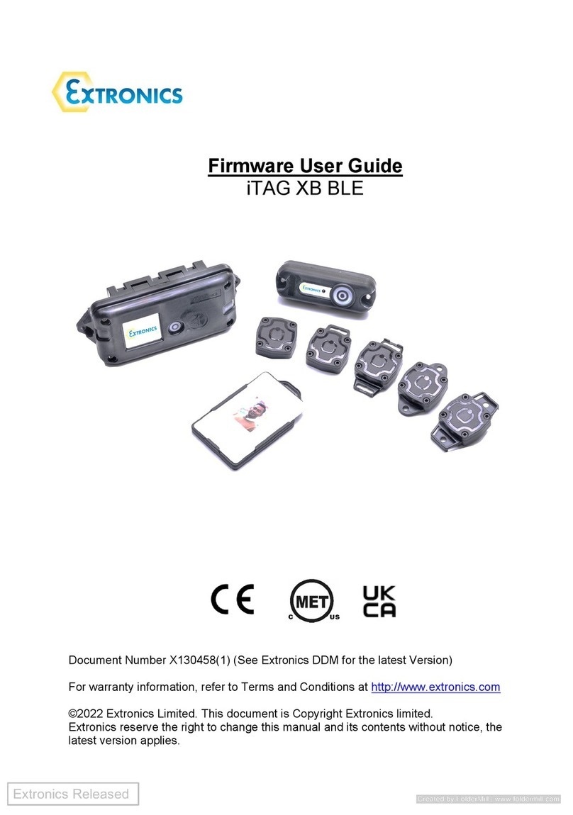 extronics iTAG XB BLE Firmware User Guide