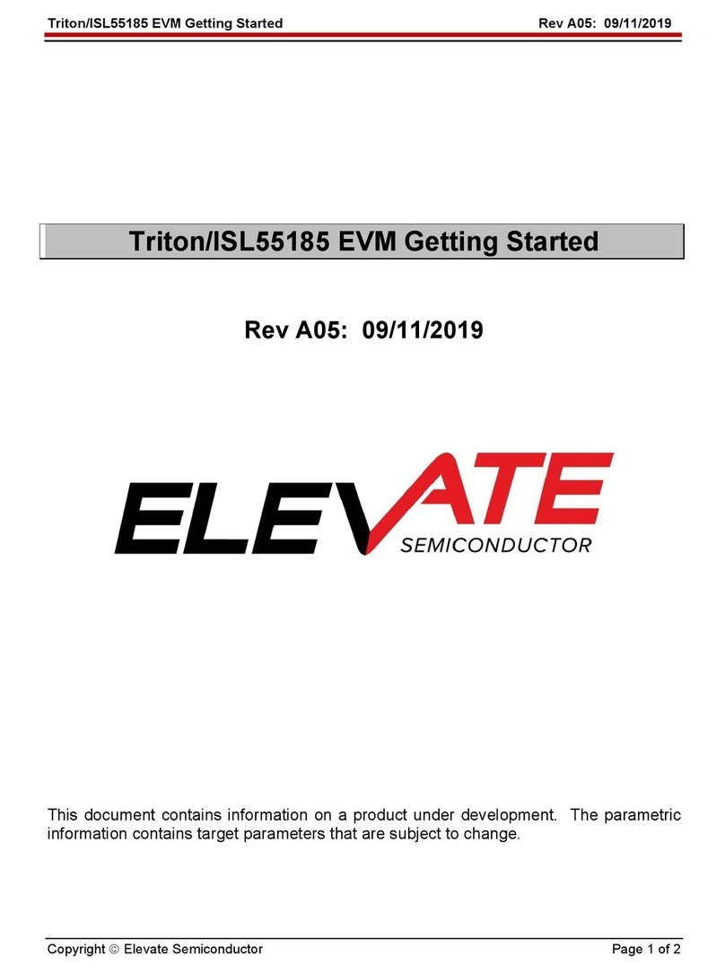 ELEVATE Triton/ISL55185 EVM Getting started