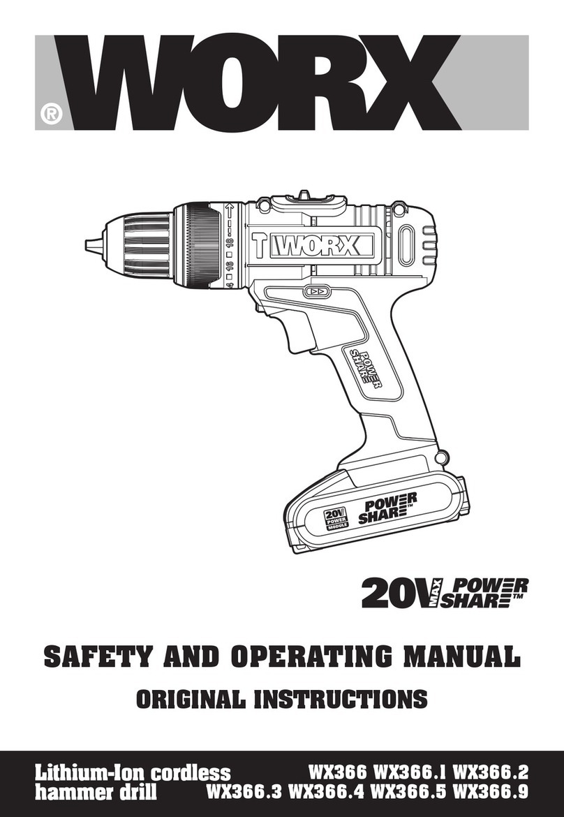 Worx WX366.1 User manual
