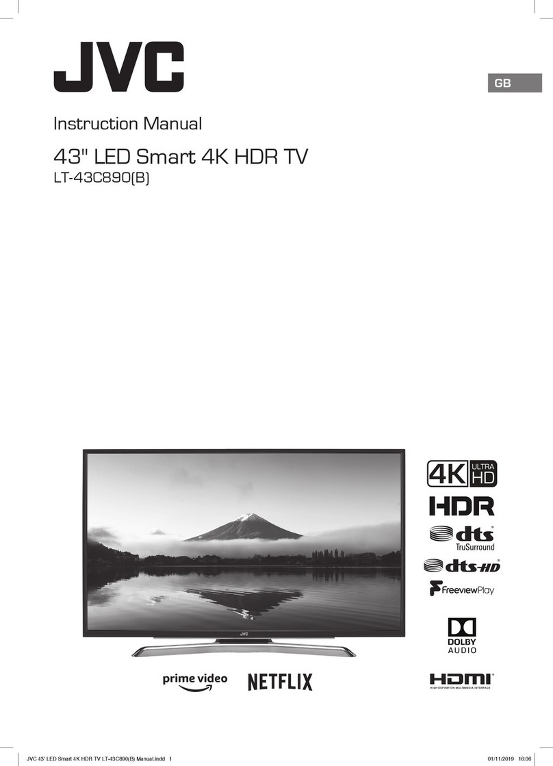 JVC LT-43C890B User manual