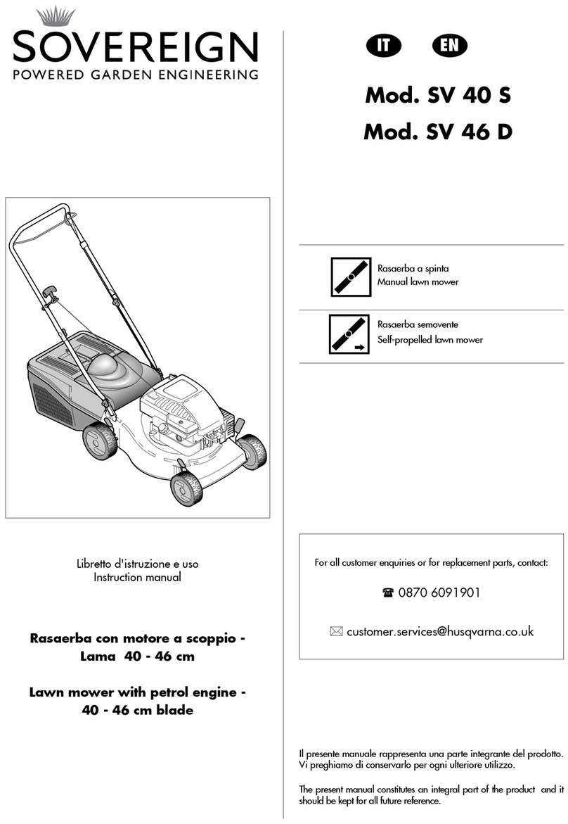 Sovereign SV 40 S instruction manual