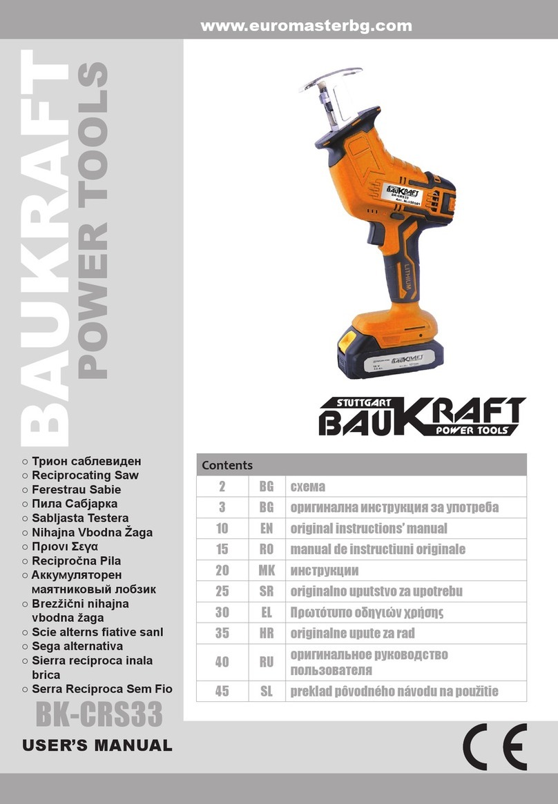 Baukraft BK-CRS33 Original instruction manual