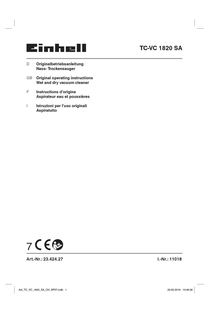 EINHELL TC-VC 1820 SA User manual