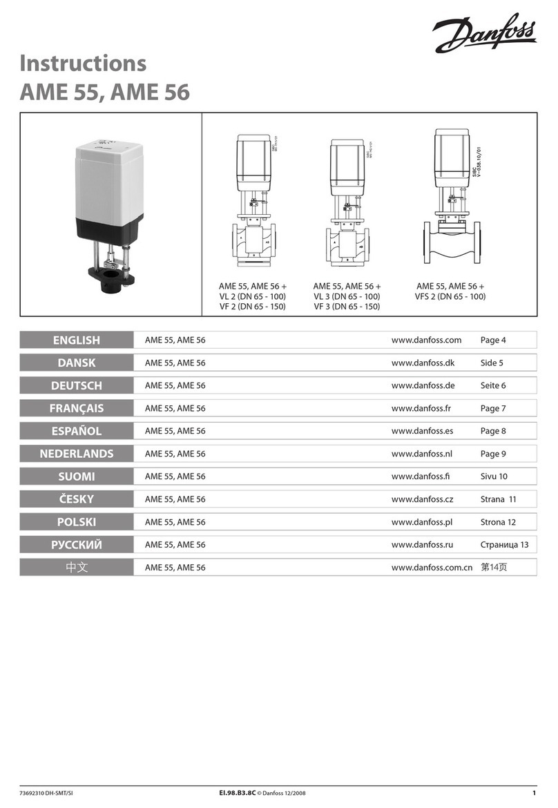 Danfoss AME 56 instructions