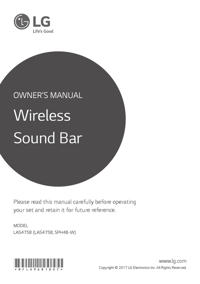 LG LAS475B owner's manual