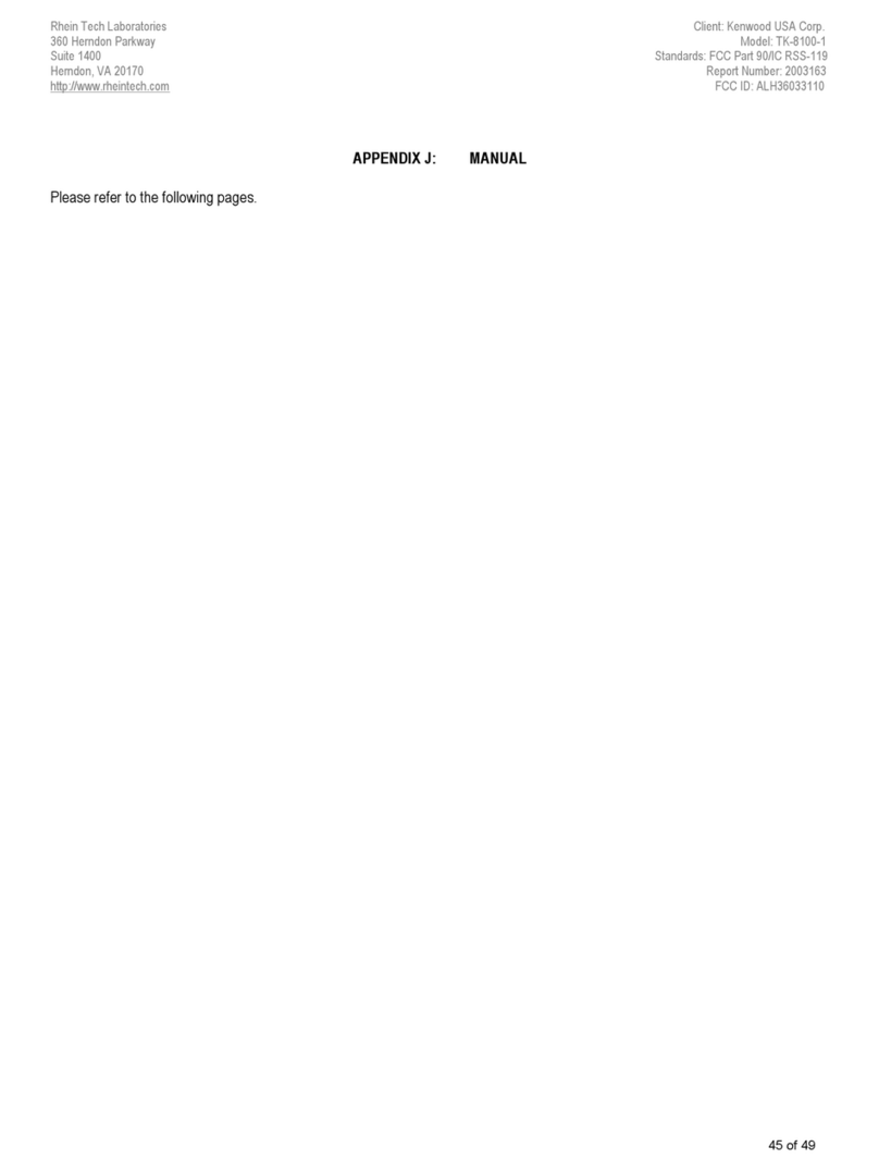 Kenwood TK-8100-1 instruction manual