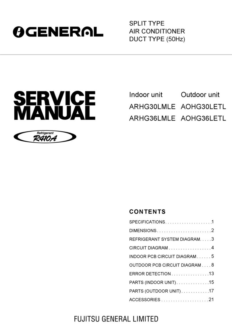 Fujitsu General ARHG30LMLE manual