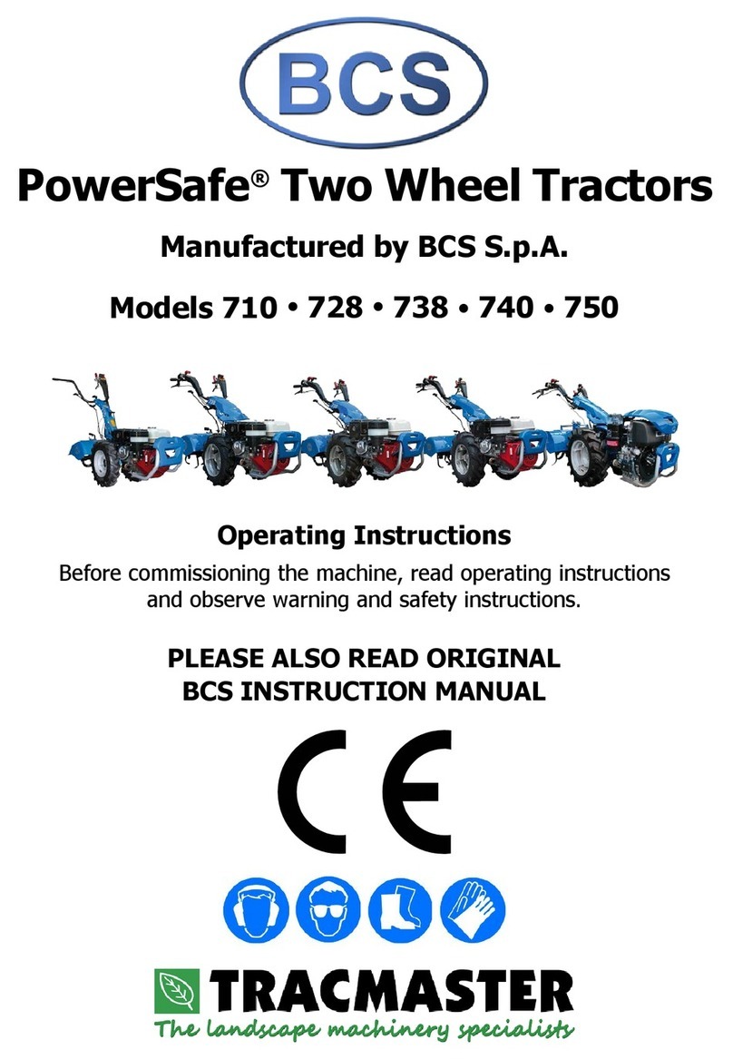 BCS PowerSafe 710 operating instructions