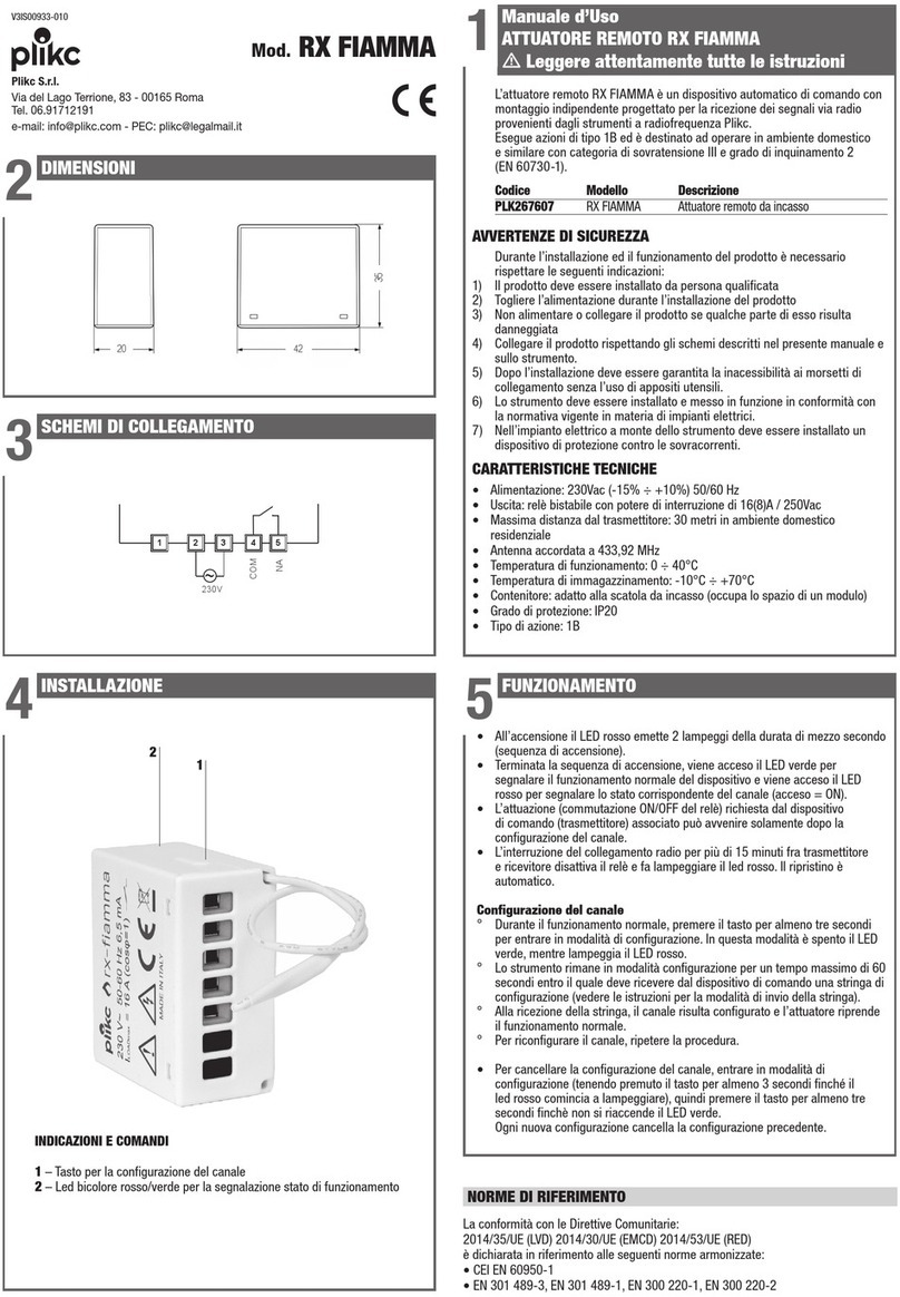 Plikc RX FIAMMA user manual