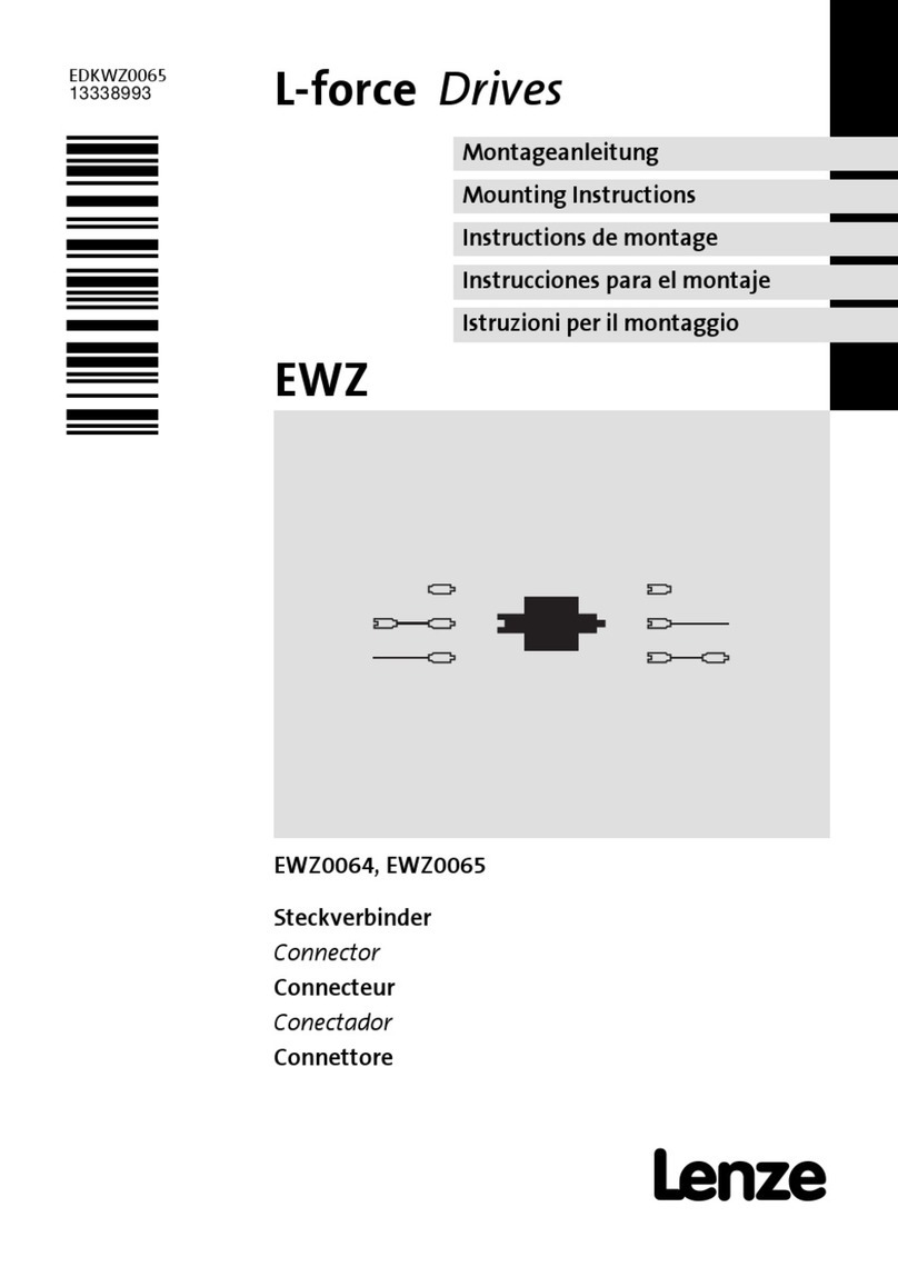 Lenze L-force EWZ Mounting instructions