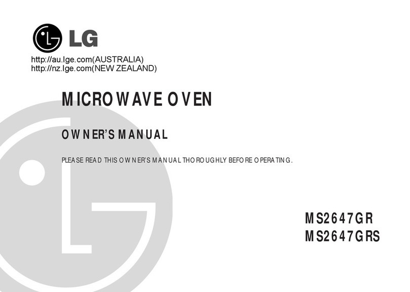 LG MS2647GRS owner's manual
