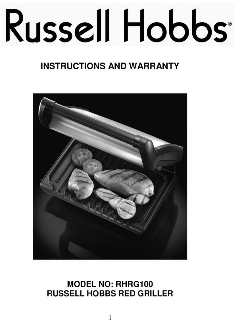 Russell Hobbs RHRG100 Installation guide