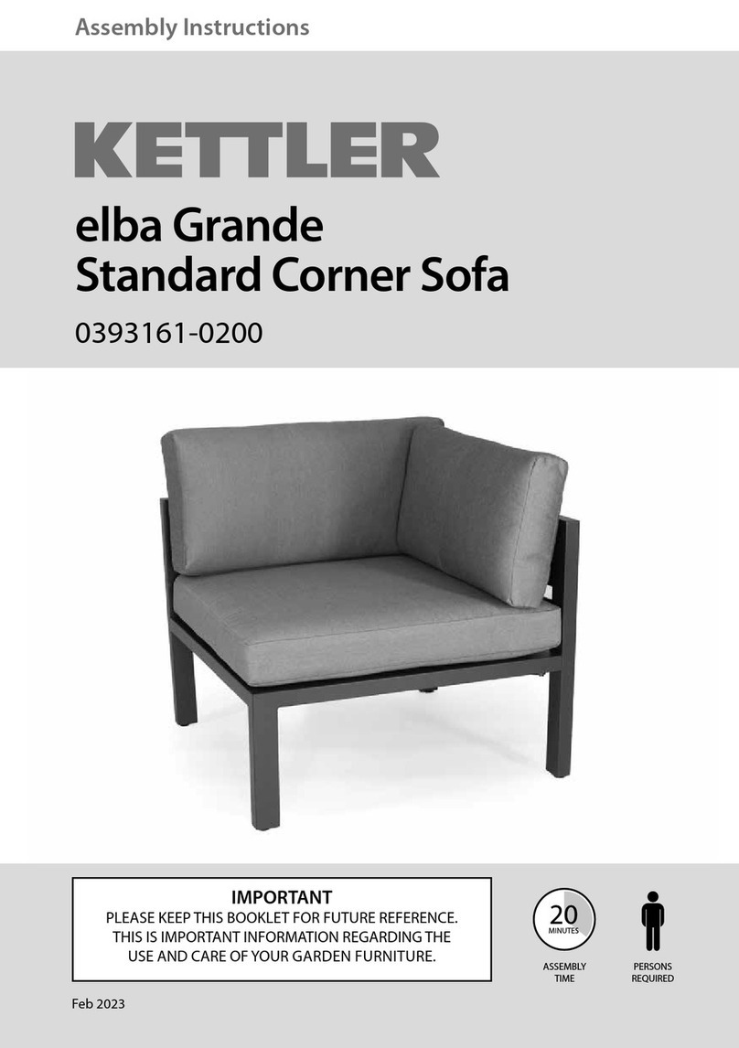 Kettler elba Grande 0393161-0200 Assembly instructions
