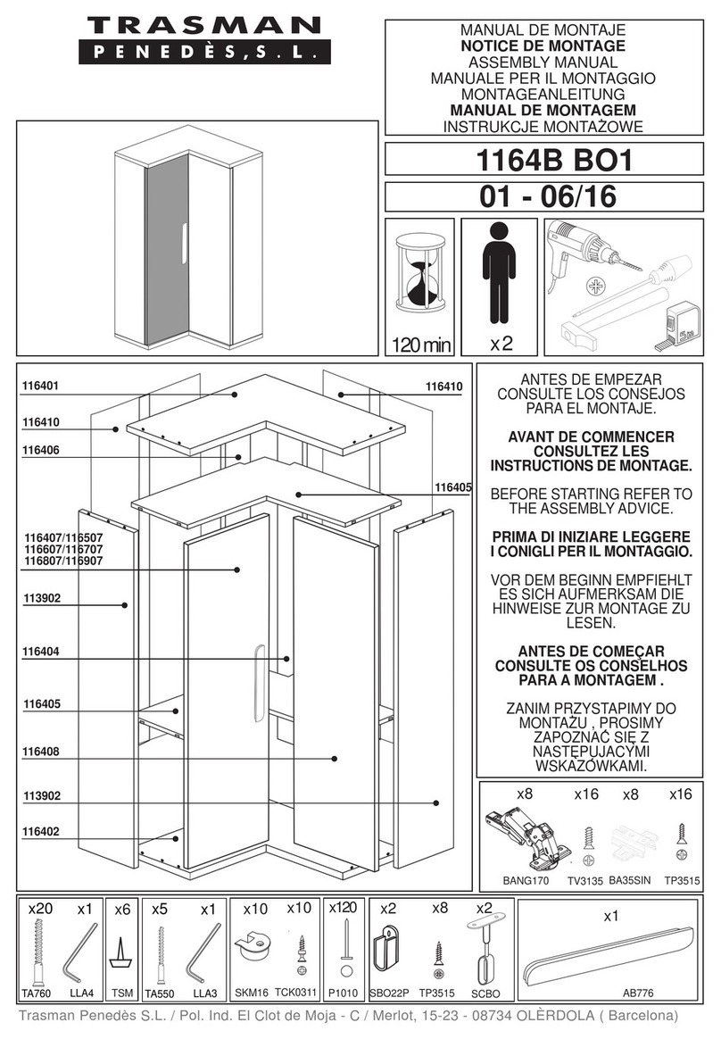 Trasman 1164B BO1 Assembly manual Trasman 1164B BO1 Assembly manual