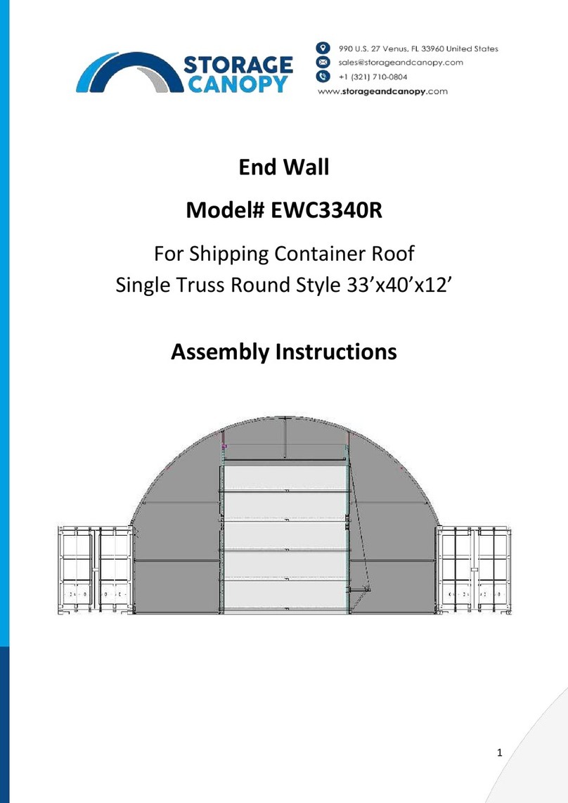 Storage Canopy EWC3340R User manual Storage Canopy EWC3340R User manual