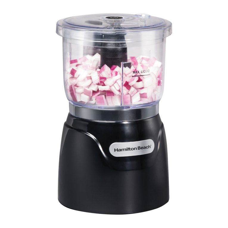 Hamilton Beach change-a-bowl 72850 user manual