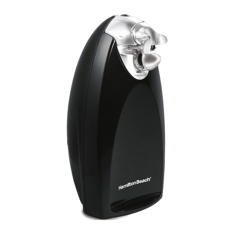 Hamilton Beach 76380 - Classic Chrome Heavyweight Can... user manual