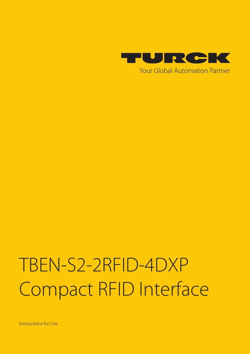 turck TBEN-S2-2RFID-4DXP User manual