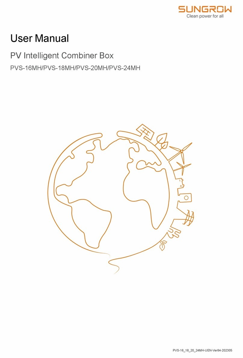 Sungrow PVS-16MH user manual Sungrow PVS-16MH user manual