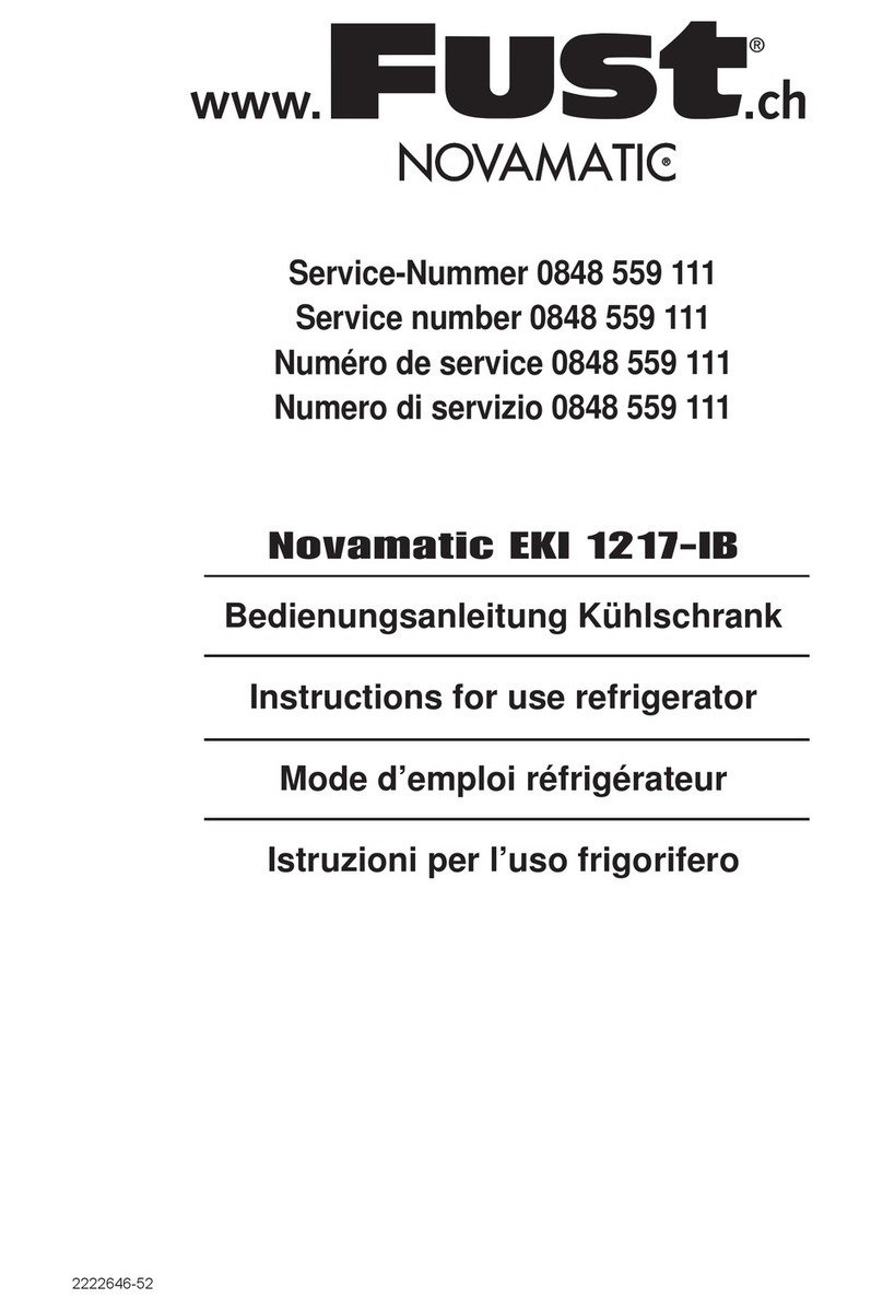 Fust NOVAMATIC EKI 1217-IB Instructions for use
