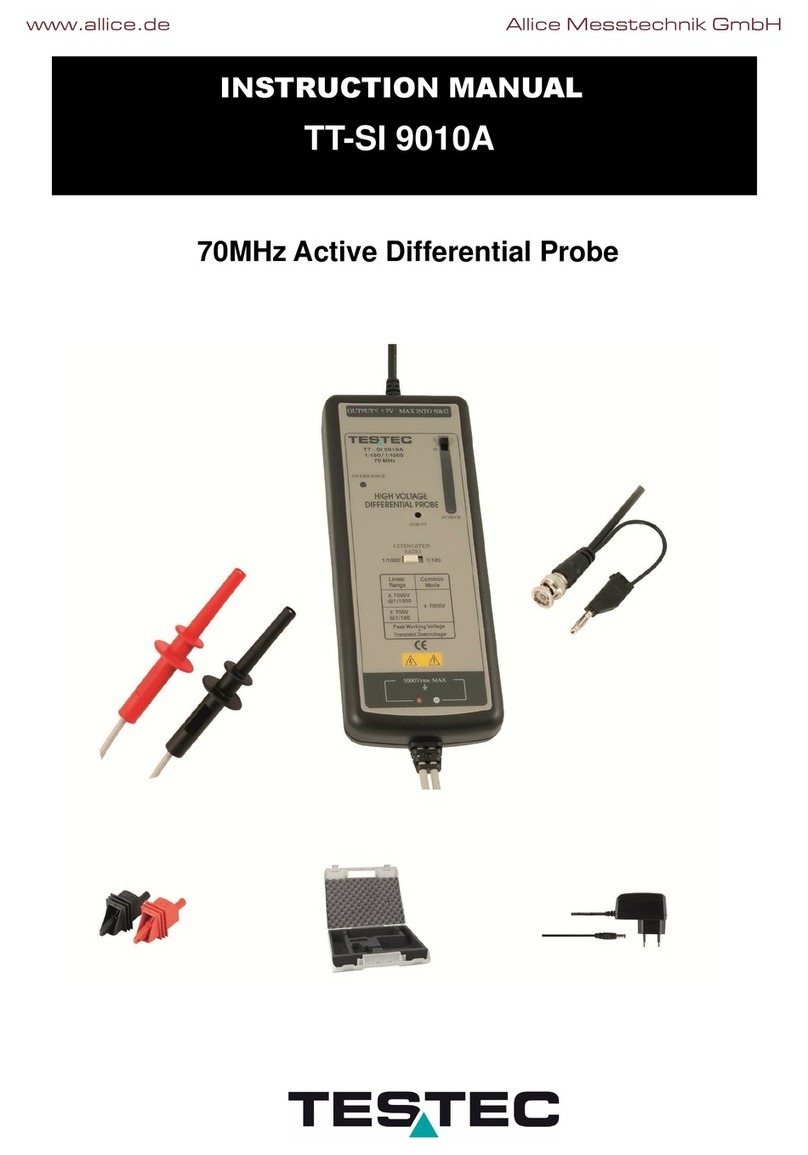 Testec TT-SI 9010A instruction manual