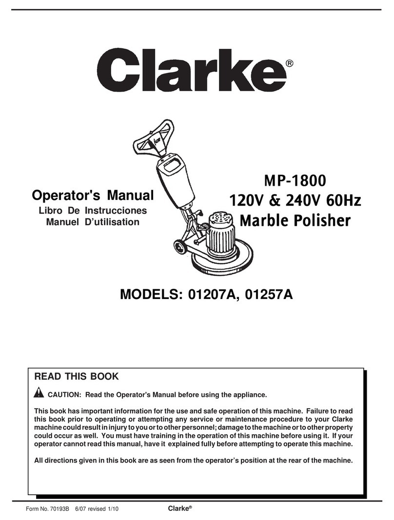 Clarke 01207A User manual