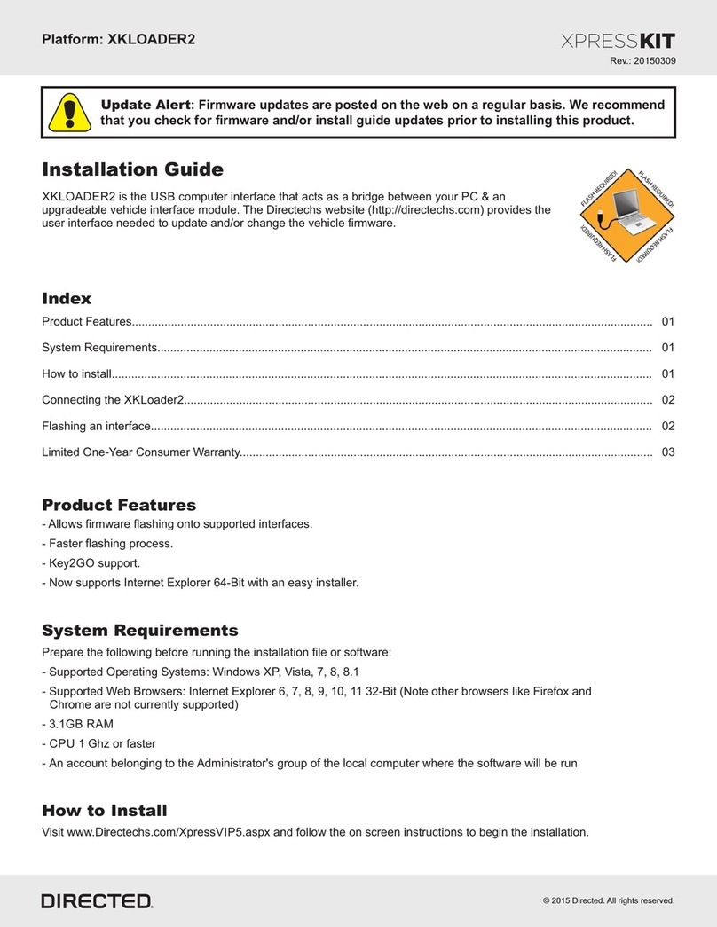 Directed XPRESSKIT XKLOADER2 installation guide