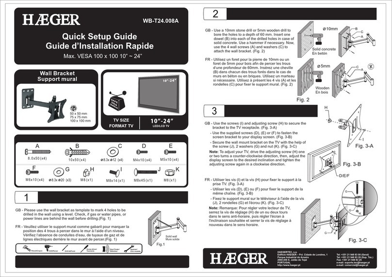 HAEGER WB-T24.008A Quick setup guide