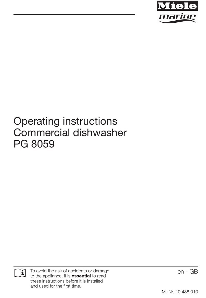 Miele PG 8059 operating instructions