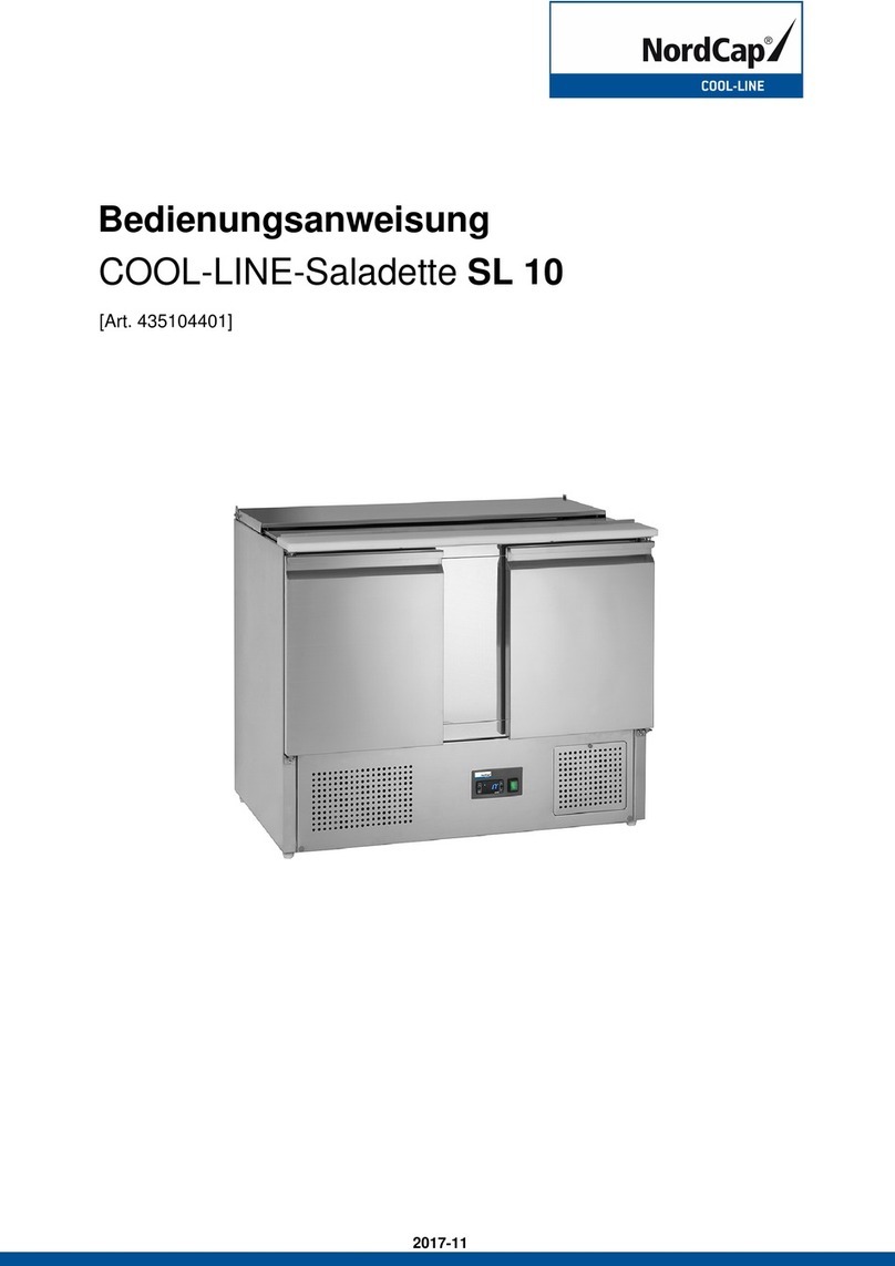 Nordcap COOL-LINE SL 10 User manual