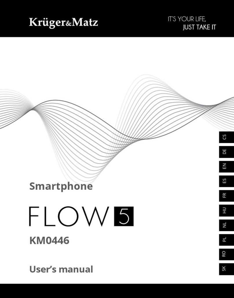 Kruger&Matz FLOW 5 User manual Kruger&Matz FLOW 5 User manual