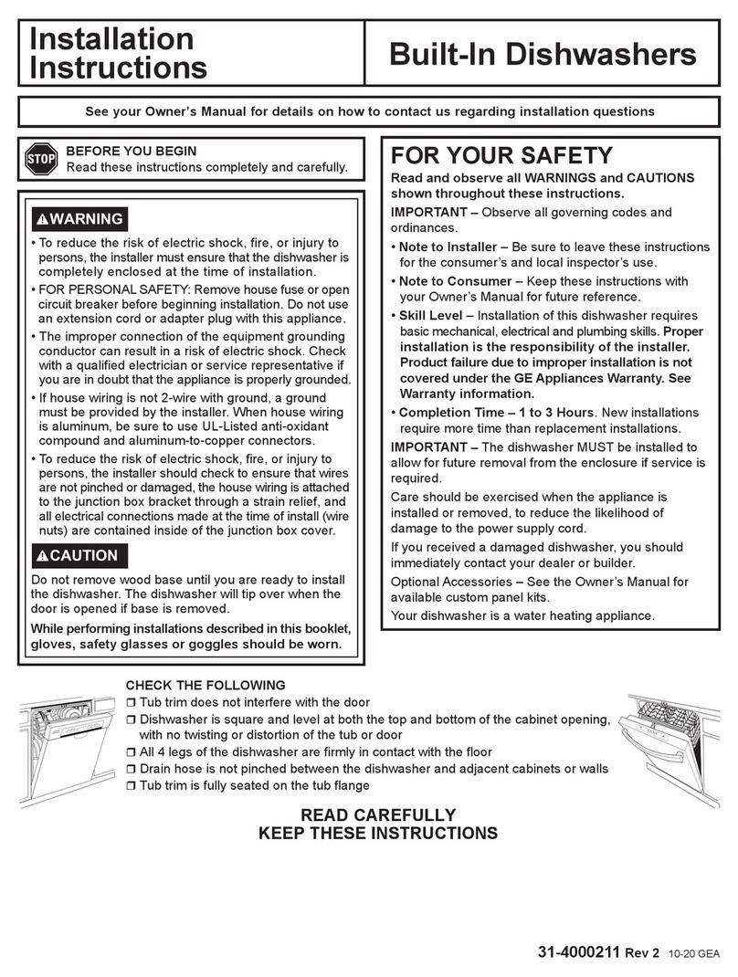 GE GDT645SYNFS installation instructions