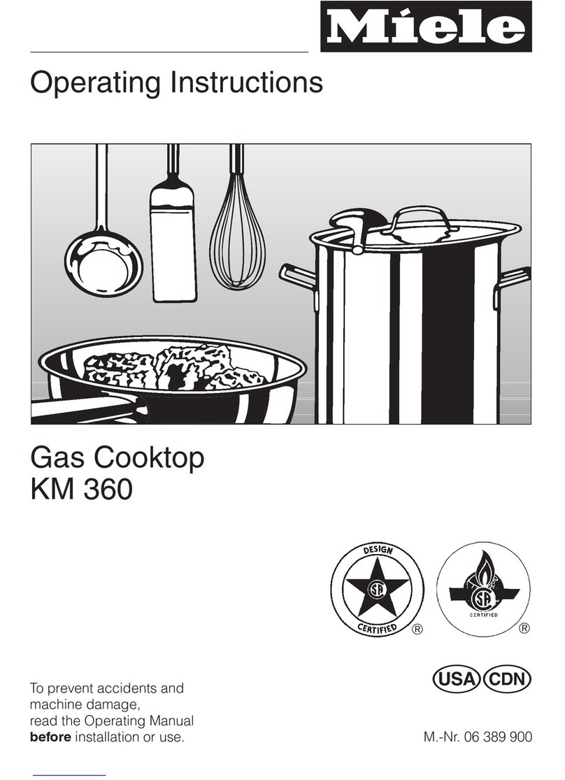 Miele KM 360 User manual