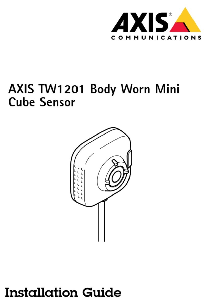 Axis TW1201 User manual