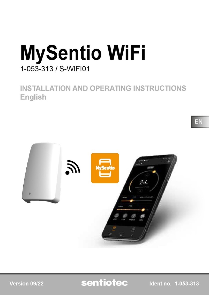 Sentiotec MySentio WiFi User manual