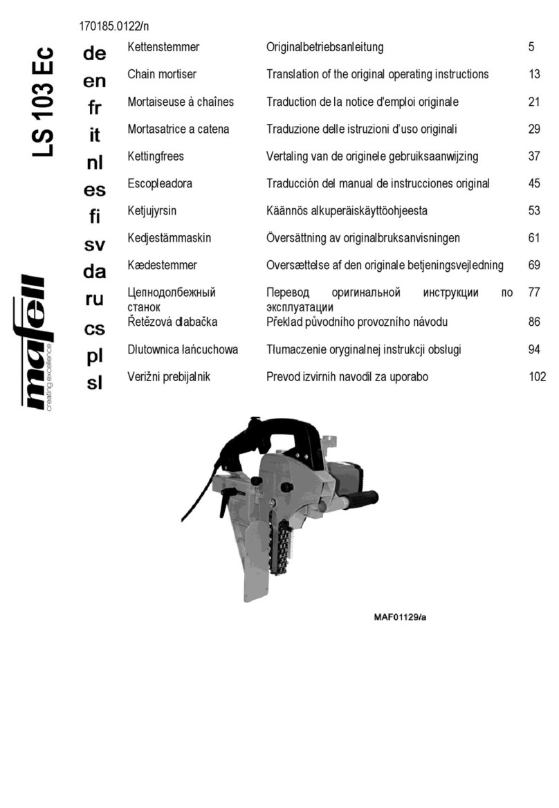 Mafell LS 103 EC Quick guide